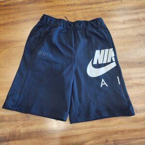 NWT Nike Air Youth Boy's French Terry Sweat Shorts Black DM8086 size XL